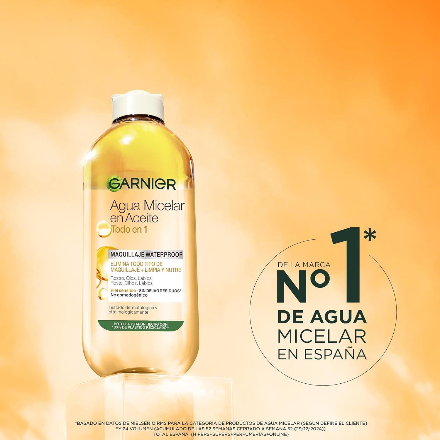 GARNIER Skin Active, Agua micelar 400ML